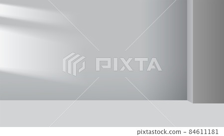 Grayscale studio background with side light from Grayscale studio background with side light from 84611181