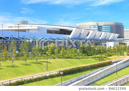 [Tokyo] Toyosu Market under sunny weather (Central Wholesale Market) 84612399