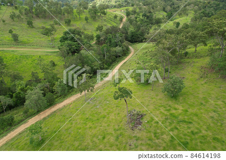 Dusty Track Through The Australian Bush 84614198