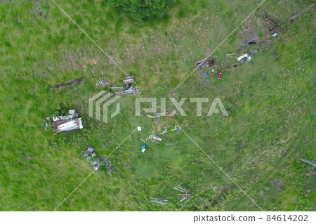 Rubbish Scattered Across Countryside 84614202