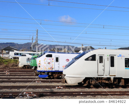 在向日町車站停靠的特快列車 84614922