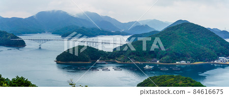 龍觀山展望台(若松大橋)全景【長崎縣南松浦區新上五戶町】 龍觀山展望台(若松大橋)全景【長崎縣南松浦區新上五戶町】 84616675