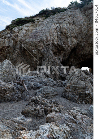 Rough rocky area Atsumi Peninsula 84617014