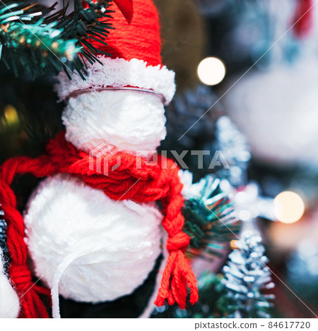 Christmas Santa Snowman [Christmas image] 84617720