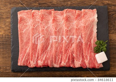 牛肩肉壽喜燒肉（日本黑牛） 84618611