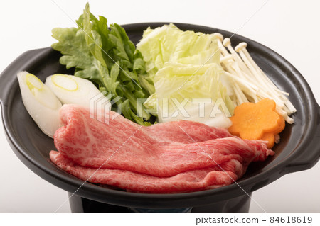 牛肉壽喜燒鍋(一人份) 牛肉壽喜燒鍋(一人份) 84618619