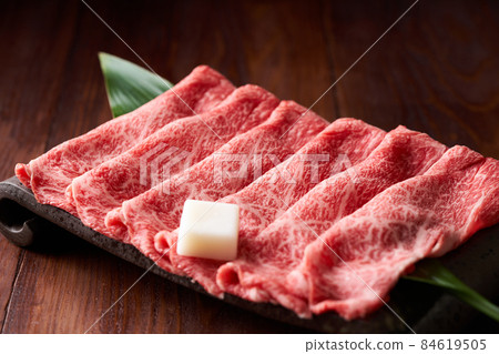 國產和牛牛肩肉切片 84619505