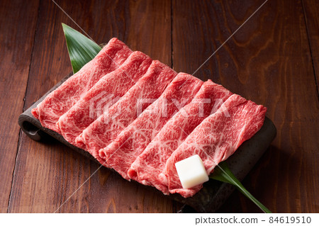 國產和牛牛肩肉切片 84619510