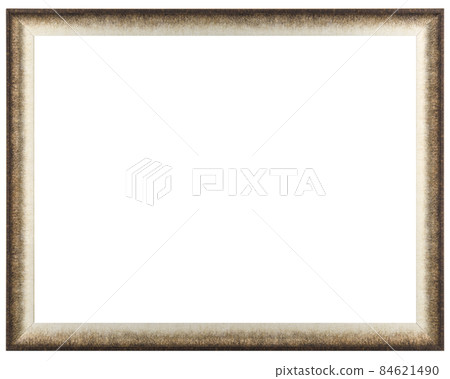 Classic Old Vintage Wooden mockup canvas frame 84621490