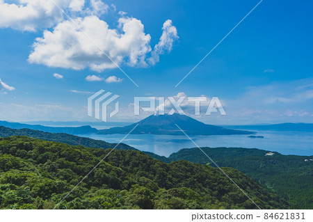 Sakurajima seen from Kihoku Astronomical Museum Sakurajima seen from Kihoku Astronomical Museum 84621831