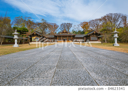 Nagano Shinanokunisoshugo Shrine [Autumn] 84623341