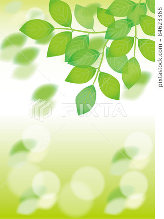樹葉和閃閃發光的背景 84623368