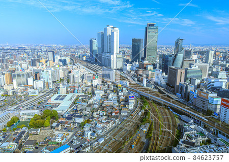 從名古屋市的環球門鳥瞰名古屋站 84623757