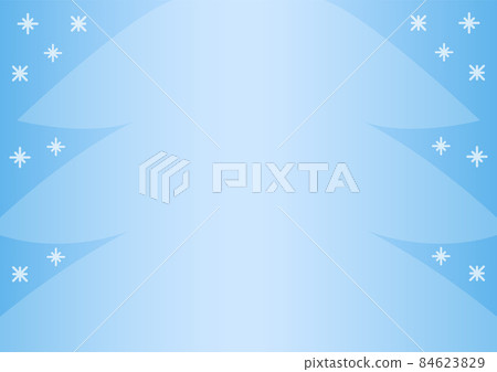 Background Christmas tree light blue 84623829