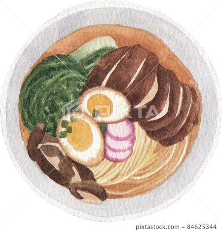 Hong Kong food and ingredients watercolor clipart png 84625344