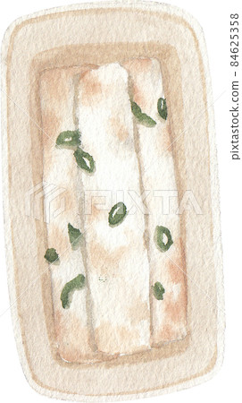 Hong Kong food and ingredients watercolor clipart png 84625358