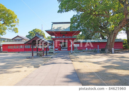福岡縣久留米市北野天滿宮塔門和轄區內的奧須 84625960