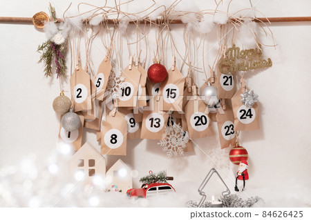 Advent calendar Christmas December 84626425