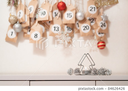 Advent calendar Christmas December 84626426