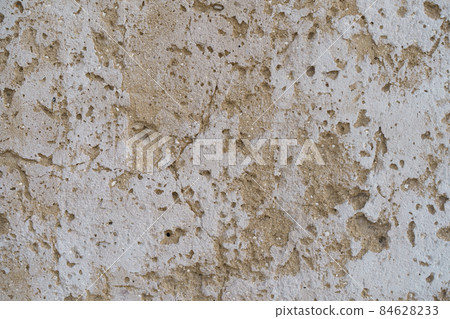 Loft-style plaster walls, gray, white, empty space used as wallpaper. Popular in home design or interior design. with copy spaces. 84628233