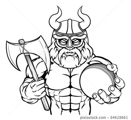 Viking Cricket Sports Mascot Viking Cricket Sports Mascot 84628661