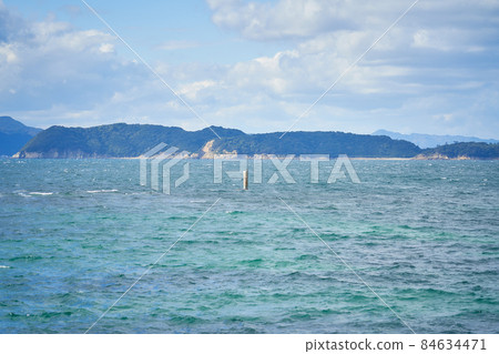 和歌山縣高崎燈塔的柱子 和歌山縣高崎燈塔的柱子 84634471