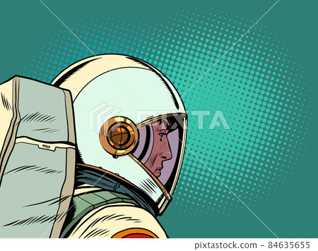 Sad thoughtful man astronaut in a spacesuit. Loneliness and separation Sad thoughtful man astronaut in a spacesuit. Loneliness and separation 84635655