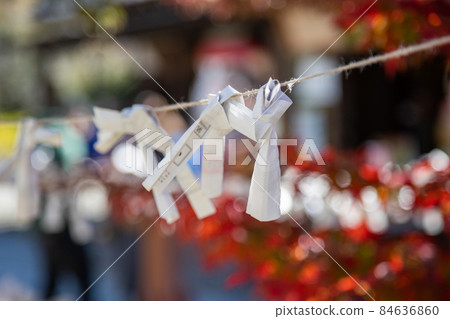 Shaolin Mountain Tatsumaji Temple fortune tied 84636860
