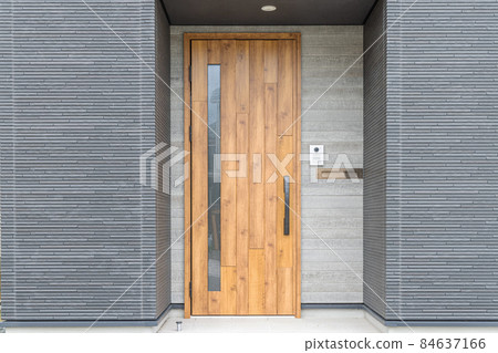 Housing image Newly built house entrance door Housing image Newly built house entrance door 84637166