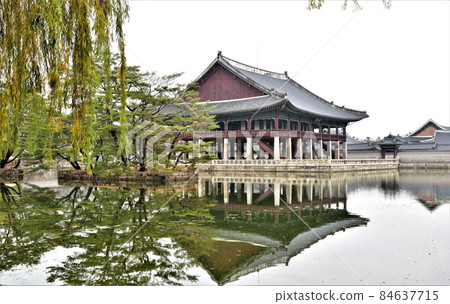 A view of the palace. A view of the palace. 84637715