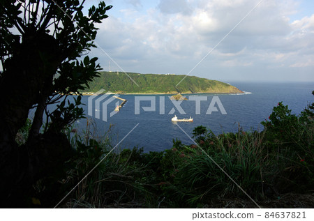 Okuma Observatory Square overlooking Amami's Naze Bay Okuma Observatory Square overlooking Amami's Naze Bay 84637821