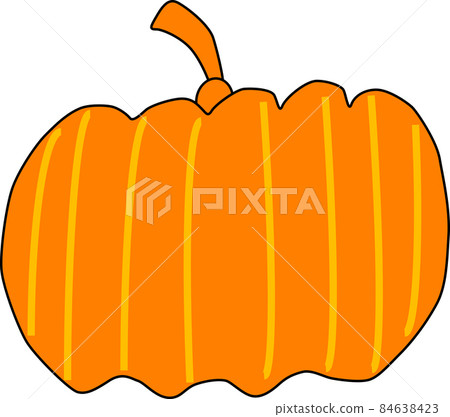 可愛的黃色南瓜 84638423