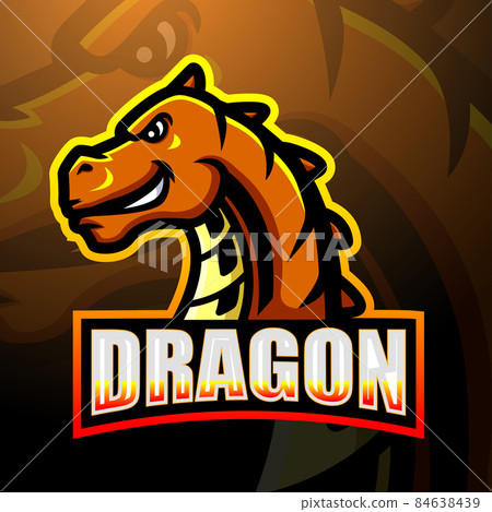 Dragon mascot esport logo design Dragon mascot esport logo design 84638439