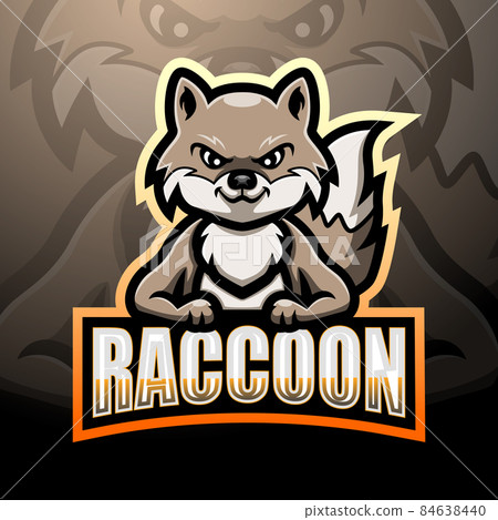 Raccoon mascot esport logo design Raccoon mascot esport logo design 84638440