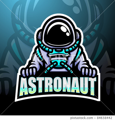 Astronaut esport logo mascot design 84638442