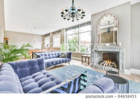 Stunning living room with plush comfy and plush sofas Stunning living room with plush comfy and plush sofas 84638451