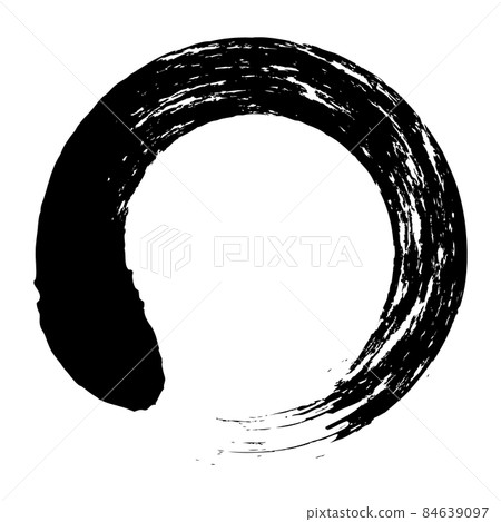 用刷子畫的圓 84639097