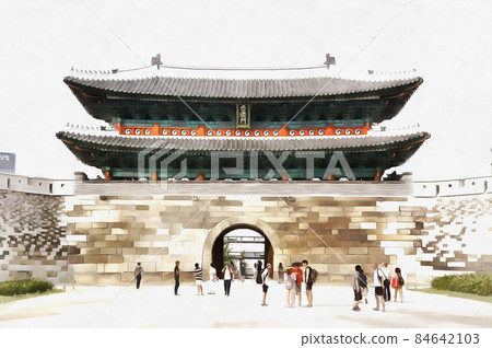 韓國歷史上的代表性文化遺產南大門 84642103