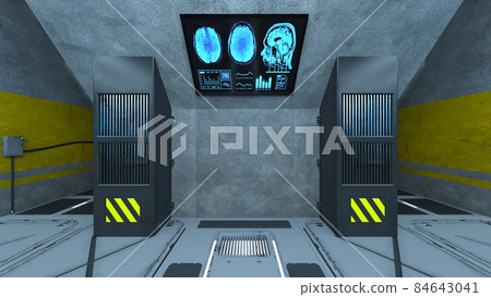 Scenery inside the spacecraft Scenery inside the spacecraft 84643041