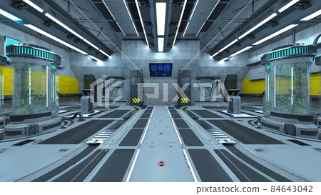 Scenery inside the spacecraft Scenery inside the spacecraft 84643042