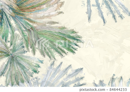 Beautiful oil painting flower illustration 84644233