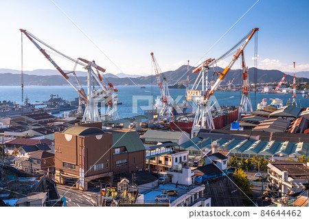 《廣島縣》吳市造船廠街景 84644462