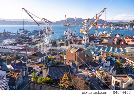 《Hiroshima Prefecture》 Kure City, Shipyard Cityscape 《Hiroshima Prefecture》 Kure City, Shipyard Cityscape 84644493
