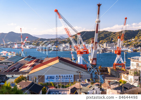 《廣島縣》吳市造船廠街景 84644498