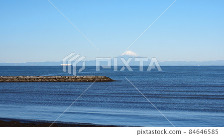 100 views of Fujimi, Hojo coast in winter 84646585