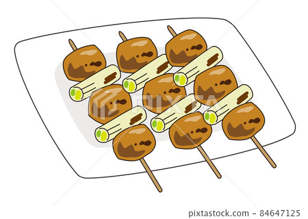 烤雞肉串（Negima） 84647125