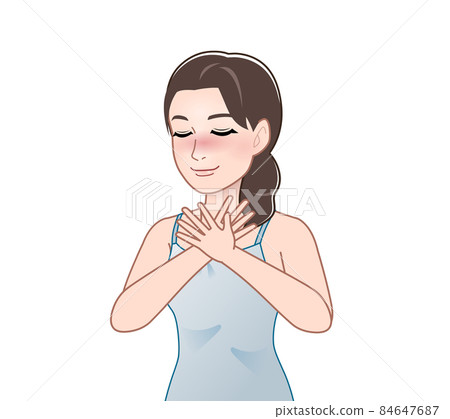 Female in negligee Female in negligee 84647687