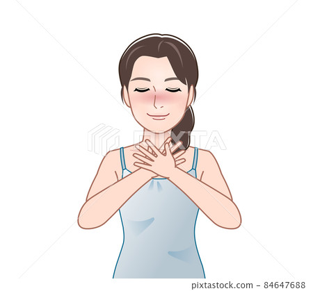 Female in negligee Female in negligee 84647688