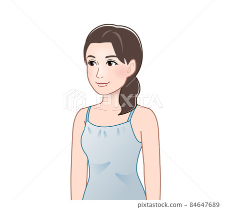 Female in negligee Female in negligee 84647689