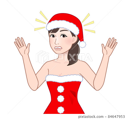 Woman doing santa cosplay Woman doing santa cosplay 84647953